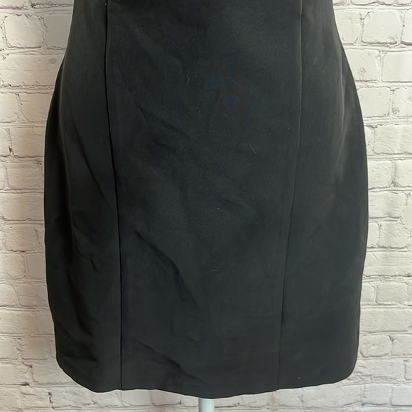 Zara Rhinestone Fringe Black Mini Dress - Picture 3 of 12